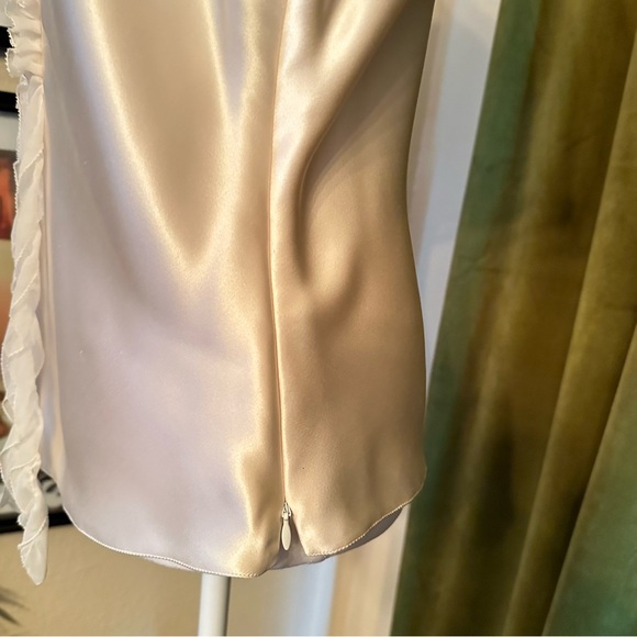 Geri Gerard Collection Silk Short Sleeve Blouse Too - Picture 7 of 9